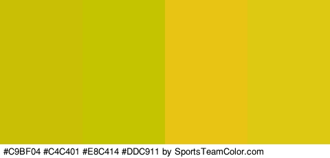 #C9BF04 #C4C401 #E8C414 #DDC911 Colors