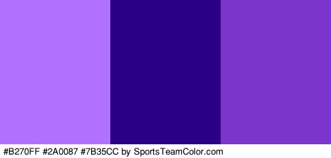 #B270FF #2A0087 #7B35CC Colors