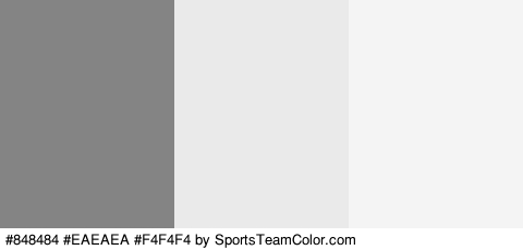 #848484 #EAEAEA #F4F4F4 Colors