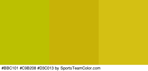 #BBC101 #C9B208 #D3C013 Colors