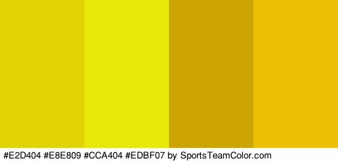 #E2D404 #E8E809 #CCA404 #EDBF07 Colors