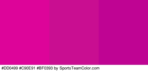 #DD0499 #C90E91 #BF0393 Colors