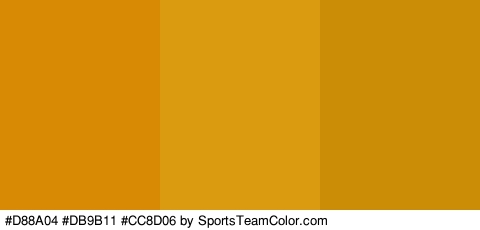 #D88A04 #DB9B11 #CC8D06 Colors