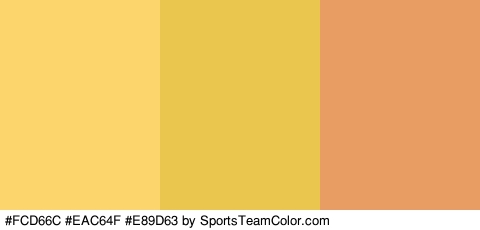 #FCD66C #EAC64F #E89D63 Colors