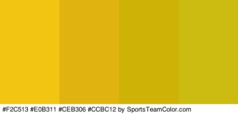 #F2C513 #E0B311 #CEB306 #CCBC12 Colors