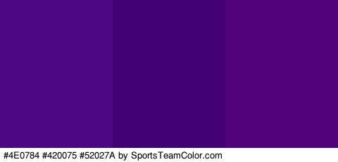 #4E0784 #420075 #52027A Colors