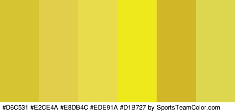 #D6C531 #E2CE4A #E8DB4C #EDE91A #D1B727 #DDD64F Colors