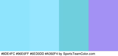 #8DE4FC #96E6FF #6ED0DD #A392F4 Colors