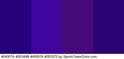 #24007A #3E049B #45097A #2E0372 Colors