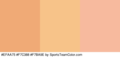 #EFAA75 #F7C388 #F7BA9E Colors