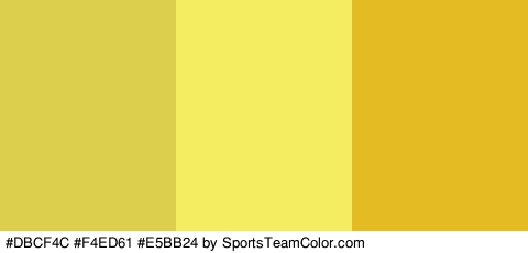 #DBCF4C #F4ED61 #E5BB24 Colors