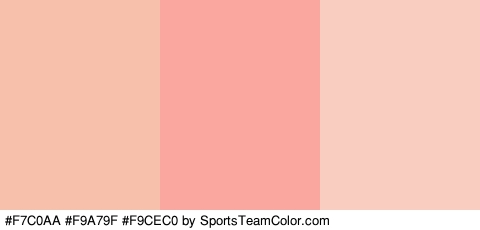 #F7C0AA #F9A79F #F9CEC0 Colors