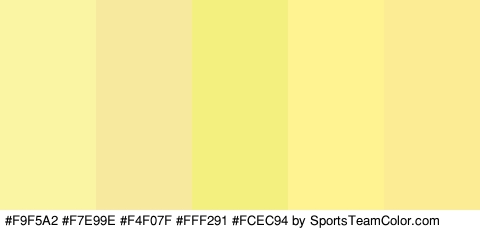 #F9F5A2 #F7E99E #F4F07F #FFF291 #FCEC94 Colors