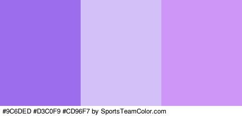 #9C6DED #D3C0F9 #CD96F7 Colors