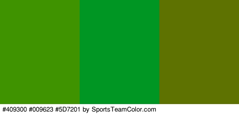 #409300 #009623 #5D7201 Colors