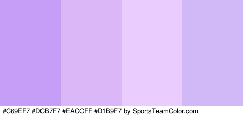 #C69EF7 #DCB7F7 #EACCFF #D1B9F7 Colors