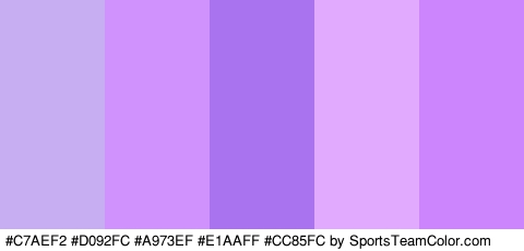 #C7AEF2 #D092FC #A973EF #E1AAFF #CC85FC Colors