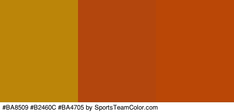 #BA8509 #B2460C #BA4705 Colors