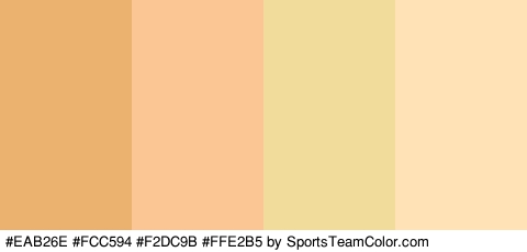 #EAB26E #FCC594 #F2DC9B #FFE2B5 Colors