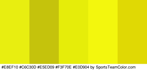 #E8EF10 #C6C30D #E5ED09 #F3F70E #E0D904 Colors