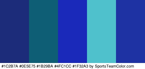 #1C2B7A #0E5E75 #1B29BA #4FC1CC #1F32A3 Colors