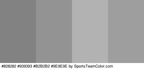 #828282 #939393 #B2B2B2 #9E9E9E Colors