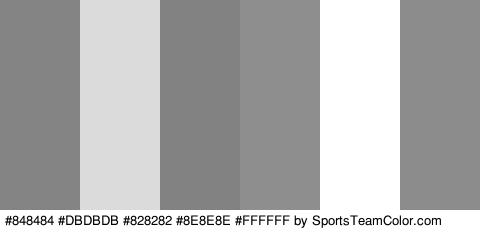 #848484 #DBDBDB #828282 #8E8E8E #FFFFFF #8C8C8C Colors