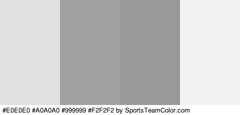 #E0E0E0 #A0A0A0 #999999 #F2F2F2 Colors