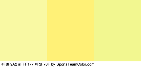 #F8F9A2 #FFF177 #F3F78F Colors