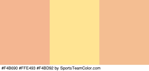 #F4B690 #FFE493 #F4BD92 Colors