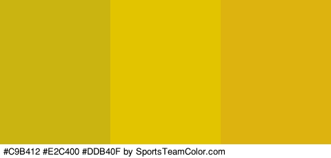 #C9B412 #E2C400 #DDB40F Colors