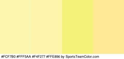 #FCF7B0 #FFF5AA #F4F277 #FFE896 Colors