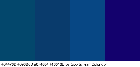 #04476D #093B6D #074884 #13016D Colors