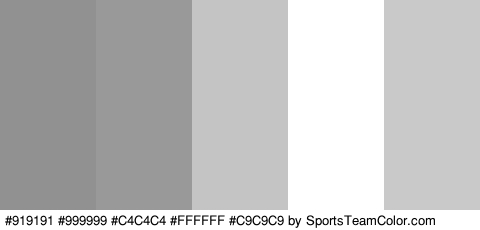 #919191 #999999 #C4C4C4 #FFFFFF #C9C9C9 Colors